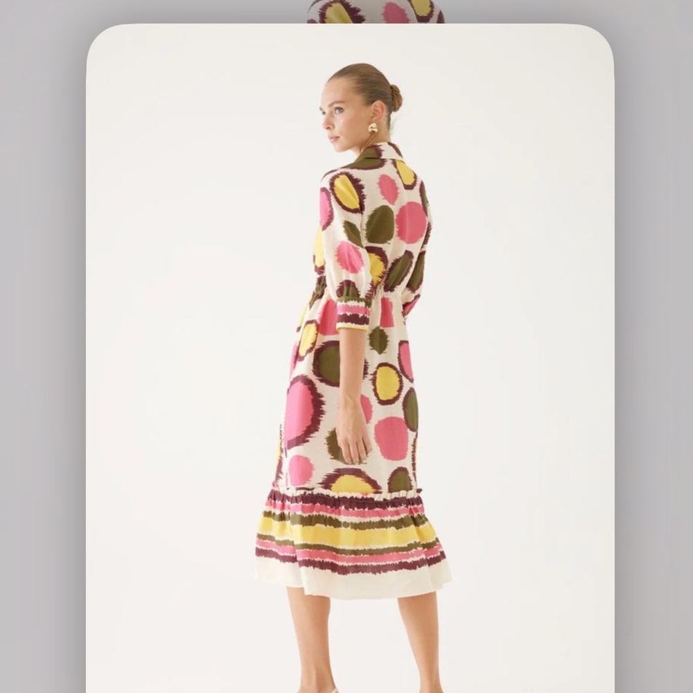GORGEOUS LINEN DRESS - Picture 7 of 9